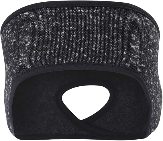 Womens Ponytail Headband Ear Warmer Head Wrap Yoga Hair Band Running Sweatband