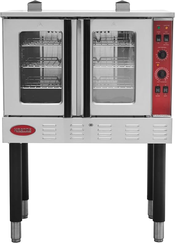 Kratos Deep Depth Commercial Convection Oven, Single Deck Gas Oven for Restaurants, Baker's Depth, 45,000 BTU, Liquid Propane