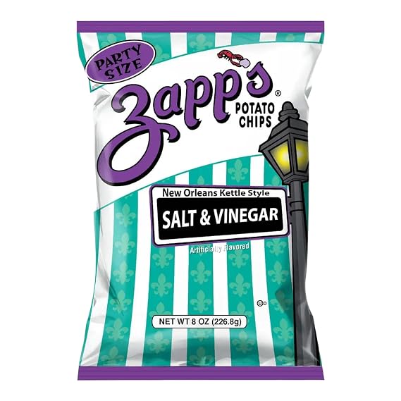 8 oz Zapps Salt & Vinegar Kettle Chip (1pk)