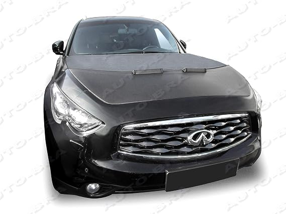 Hood Bra Front End Nose Mask Compatible with Infiniti FX QX70 Second Generation S51 2008Present Bonnet Bra STONEGUARD Protector Tuning