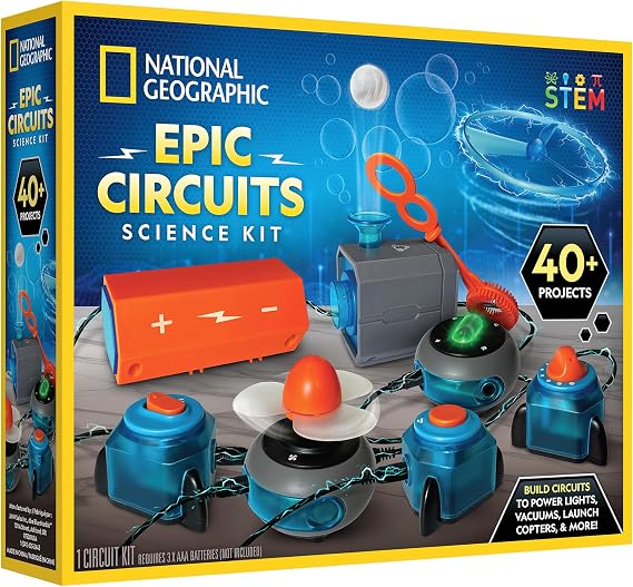 National Geographic Circuit Maker Electronics Kit with 40+ STEM Projects