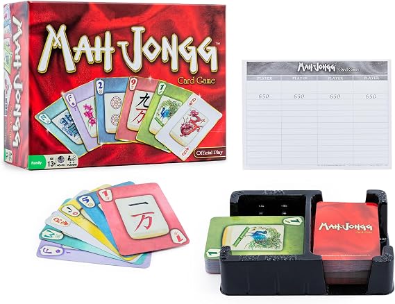 Continuum Games Mahjongg Card Game Gold Standard Edition for Family Fun