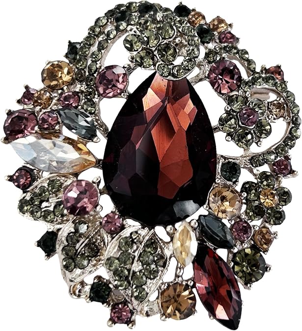 SELOVO Leaf Flower Vine Brooch Pendant Pin for Women Jewelry Scarf Accessory