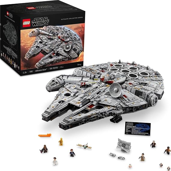 LEGO Star Wars Millennium Falcon - Building Set for Adults, Ages 16+ Gift for Birthday - Movie Collectible Model Kit - Display in Home or Office - 75192