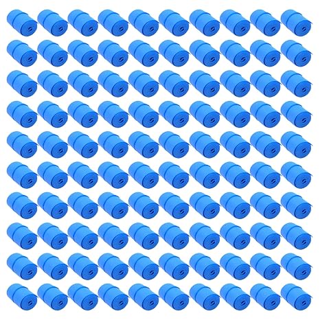 kingsea Tourniquet,Disposable Tourniquet Elastic TPE Latex-Free First Aid Tourniquets for Outdoor Sports Travel Hemostatic Bandage,1" x 18" Blue (100 Pack)