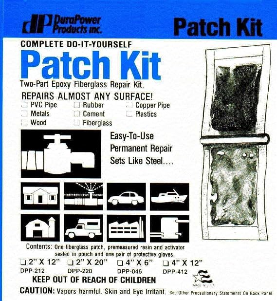 Durapower DPP-412 Patch Kit, Size: 4" X 12"