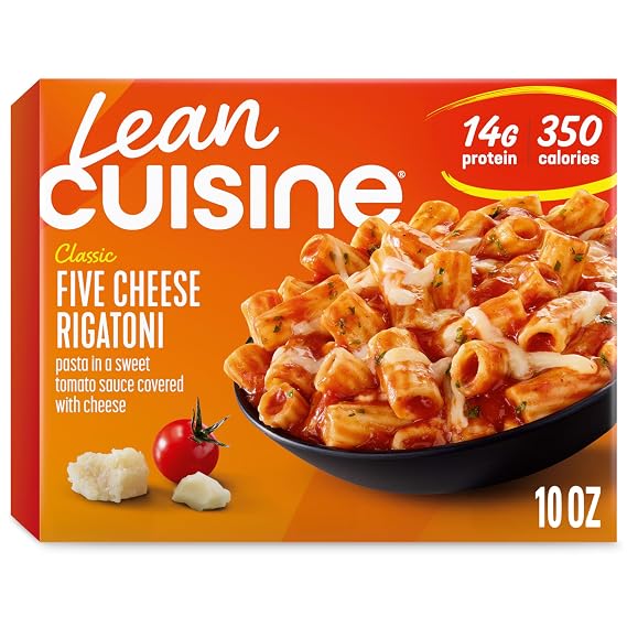 Lean Cuisine Classic Five Cheese Rigatoni, Frozen Lunch Or Dinner, Frozen Meals 10 oz