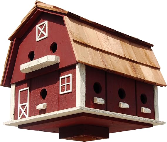 Home Bazaar Lancaster Barn Free Standing Birdhouse