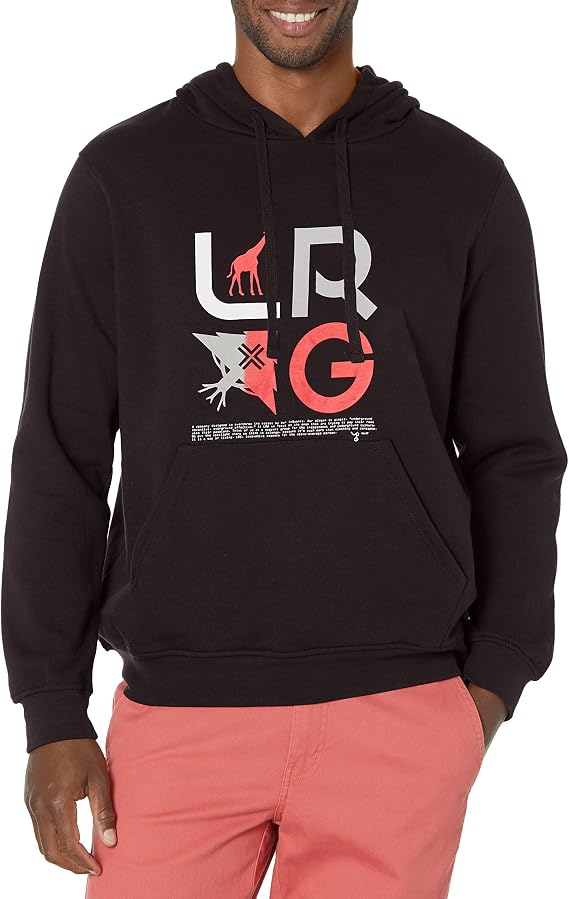 LRG Men's Lifted Research Group Logo Hooded Sweatshirt