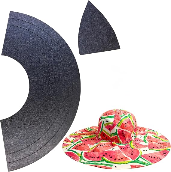 Martelli No Slip Brim Hat Template Set, Fall Hat Pattern - Sewing Quilting Project - Garden Hat Sewing Pattern & Template Set