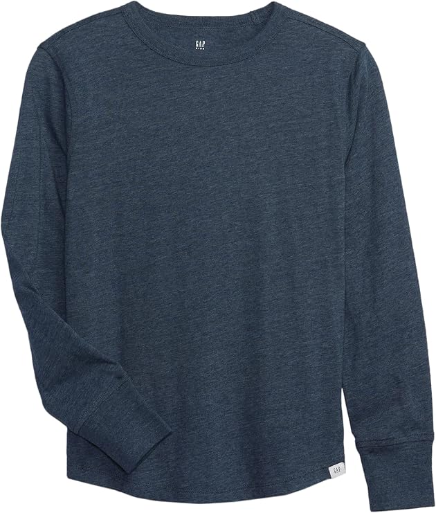 Gap Boys' Texture Long Sleeve Tee T-Shirt