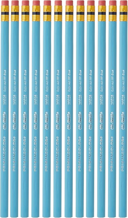 Prismacolor Col-Erase Erasable Colored Pencils, Non-Photo Blue, 12-Count - 20028