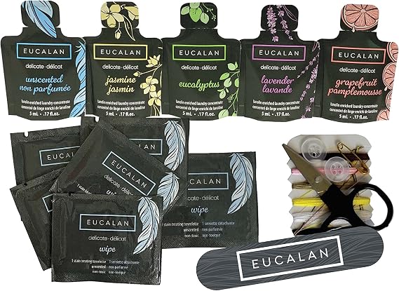 EUCALAN Delicate Wash Getaway Gang, Black