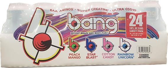 Bang Energy Potent Brain & Body Fuel (24 X 16 Fl Oz)Total Net Wt (384 Fl Oz),,