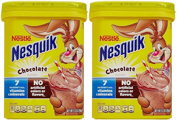 Nesquick Flavored Powder-Chocolate-9.3 Oz-2 Pack