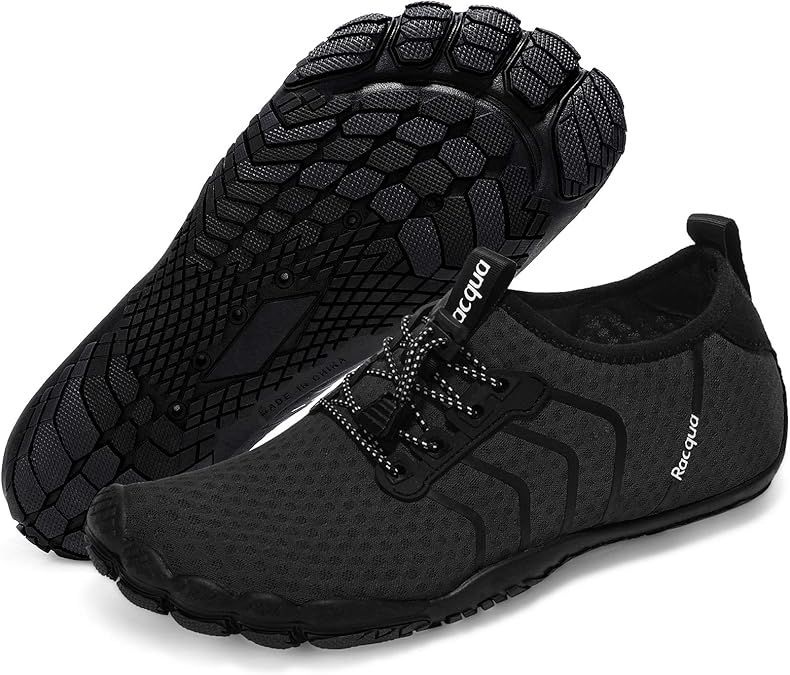 Racqua Water Shoes Quick Dry Barefoot Beach Sport Swim Shoes for Men Women