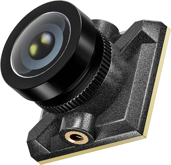 FPV Camera for DIY Tiny Whoop 1/3'' CMOS Sensor 1200TVL with 160 Wide Angle, Switchable NTSC/PAL, JST-SH Cable & OSD Controller for Indoor Tiny Whoop Quadcopters, RC Cars, RC Boats