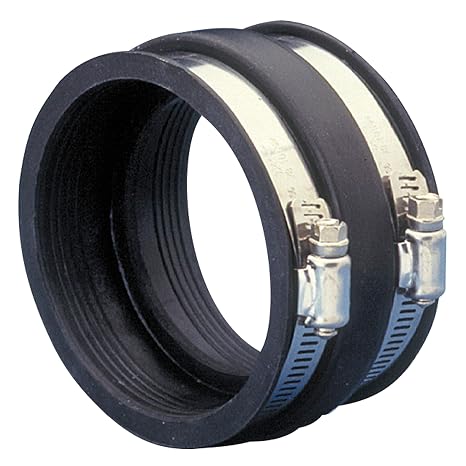 Valterra F02-2103 Flexible Coupler - 3" , Black