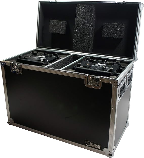 Harmony Audio HC2CH140SR Lighting Dual Space Medium Moving Head Light Flight Case New