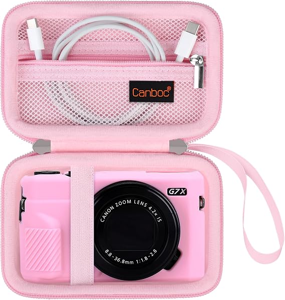 Canboc Case for Canon PowerShot G7X Mark III/ G7X Mark II Digital Camera