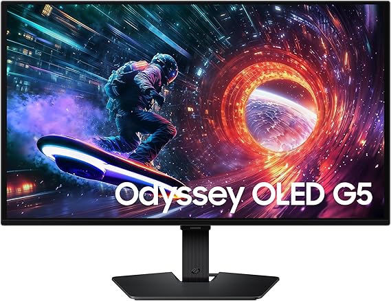 Samsung Odyssey OLED G5 G50SF 27'' QHD, OLED, 180 Hz, 0,03 ms, Oyuncu Monitörü LS27FG500SUXUF
