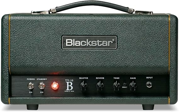 Blackstar TV-10 B 10-Watt Amplifier Head - EL34 Green w/Digital Reverb, Speaker-emulated Line Out, and FX Loop