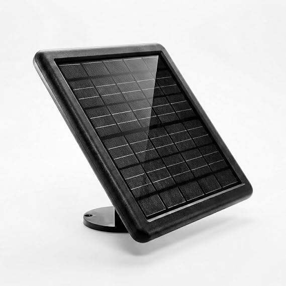 4W Solar Panel, 7.75x7.75 Inch Waterproof Panel with Swivel Mount, USB-C Adapter, Security Camera Power Supply, Outdoor Installation Kit