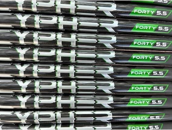 New Cypher Green Graphite Iron Shafts .370" - Choose Flex & Quantity