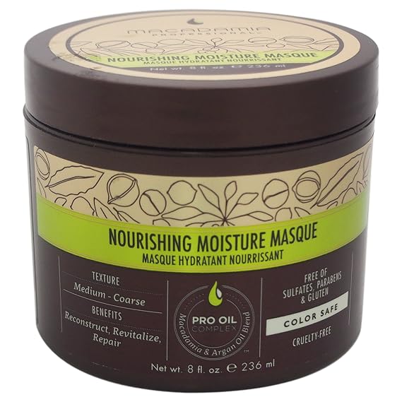 Macadamia oil Nourishing Moisture Masque 8 oz