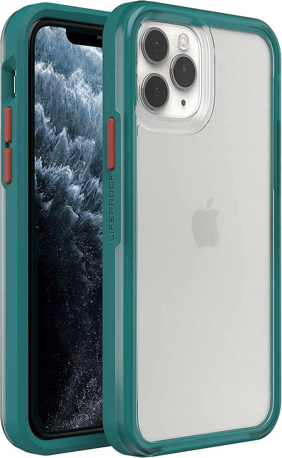 LifeProof for AppleiPhone 11 Pro, Clear and Thin Drop Proof Protective Case, See Series, Be Pacific - Clear/Green
