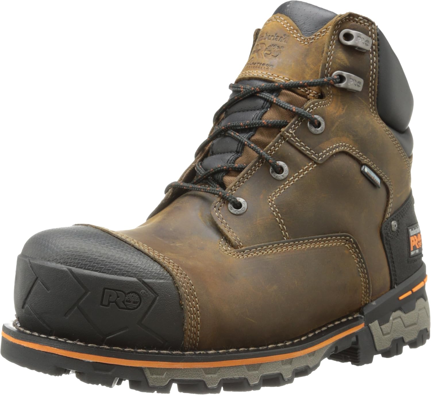 Timberland Boondock 6 Inch Composite Safety Toe Waterproof Mens Industrial Work Boots