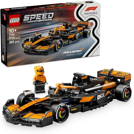 LEGO Speed Champions McLaren F1 Team MCL38 Yarış Arabası 77251