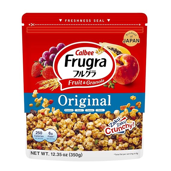 Calbee Frugra, Fruit and Granola, Original, 12.35 Ounce