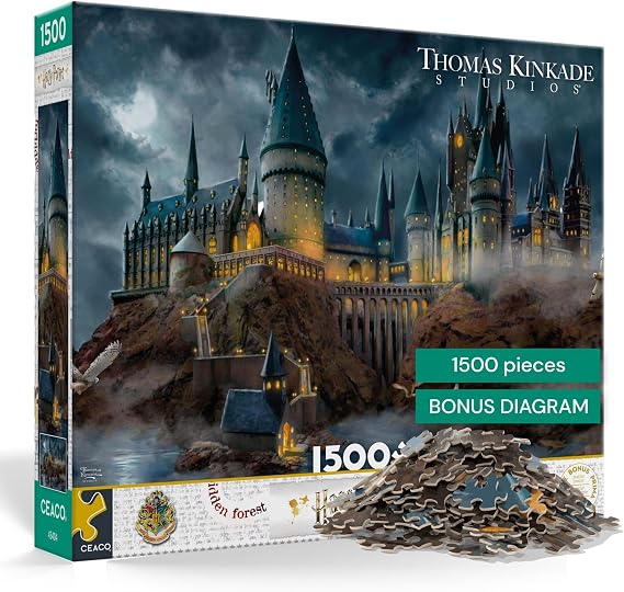 Ceaco - Thomas Kinkade Harry Potter - Hagwart's Castle - 1500 Piece Puzzle