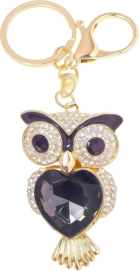 Rhinestone Bag Charm Keychain Crystal Purse Charms for Handbags