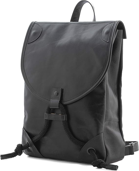 Noda Genuine leather backpack (Black)