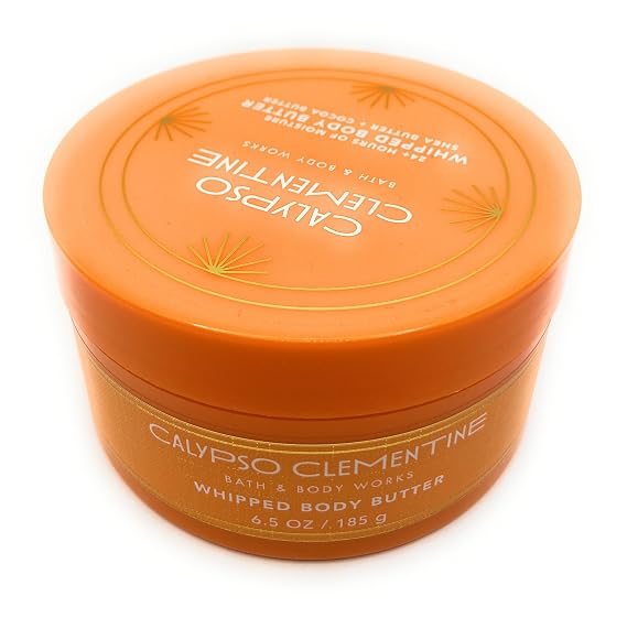 Calypso Clementine Whipped Body Butter Made With Shea Butter, Coca Butter & Coconut Oil - 6.5 oz / 185 g
