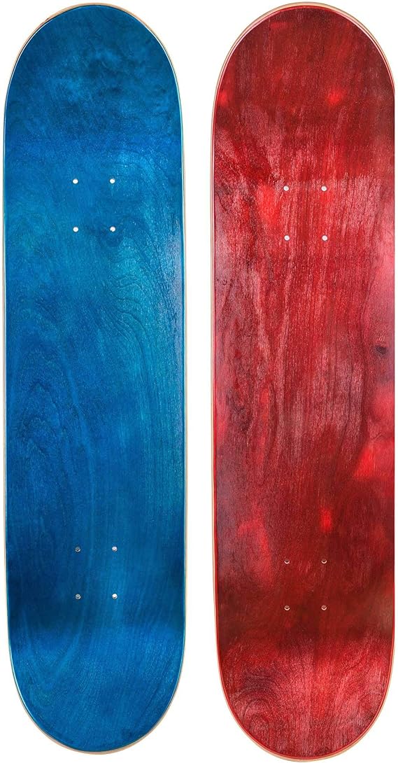 Cal 7 Blank Maple Skateboard Decks | 7.75, 8.0, 8.25 and 8.5 Inch | Two Pack Combinations