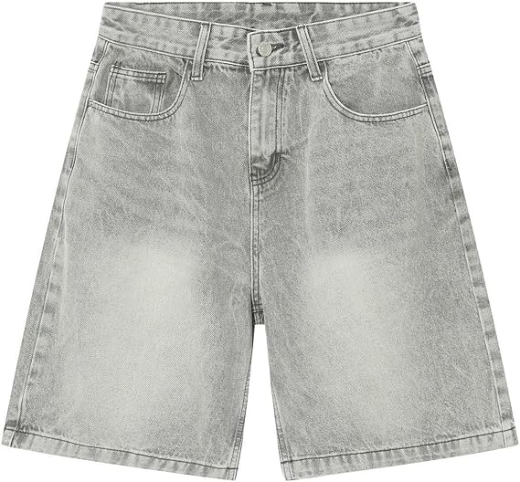Jorts for Men - Y2k Jorts Baggy Jorts Y2k Clothes Aesthetic Denim Shorts Men, Casual Streetwear Jeans Shorts