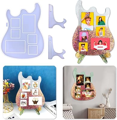 Tone Fun Heart Shape Resin Mold for Picture Frame for DIY Picture Frame Display Unique Mold Resin Casting Art Crafts Table Home Decor
