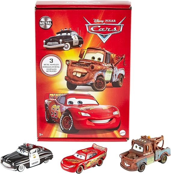 Mattel Disney Pixar Cars Die-Cast Vehicle 3-Package