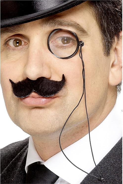 Smiffys Tales of Old England Monocle Black One Size (1 Pack)
