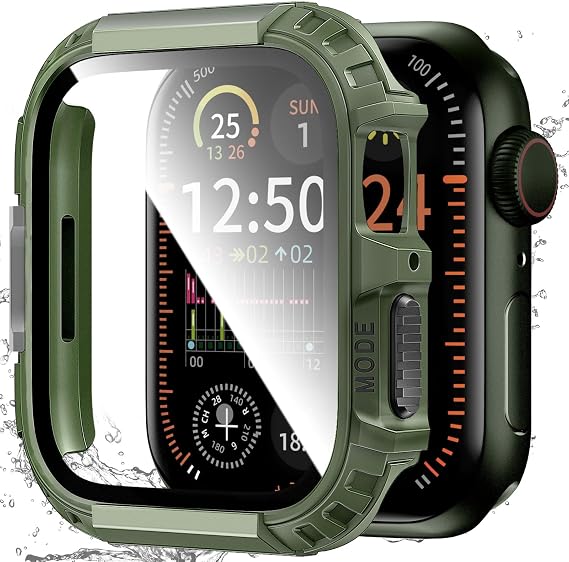 Rugged Waterproof Case for Apple Watch Series 11/10 46mm