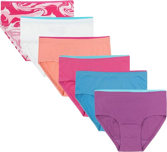 Fruit of the Loom Girls' Breathable Underwear