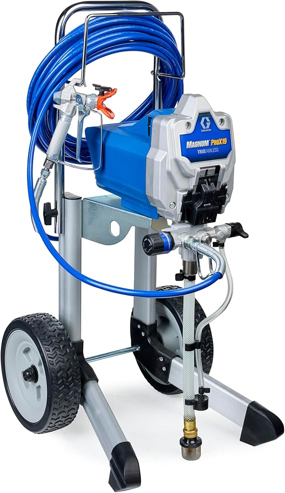 Graco 17G180 Magnum ProX19 Cart Paint Sprayer, Blue & white