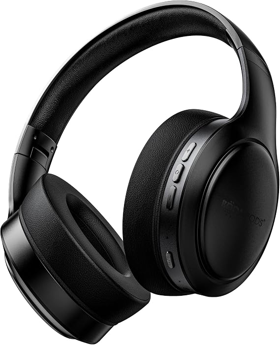Boompods Headpods Pro 2 Kulak Üstü Kulaklıklar - Katlanabilir Bluetooth Kulaklık Kulak Üstü Tasarım, Dahili Mikrofonlu Hafif Kablosuz Kulaklık, 50+ Saat Kablosuz Çalma Süresi, PillowFoam Konforu -