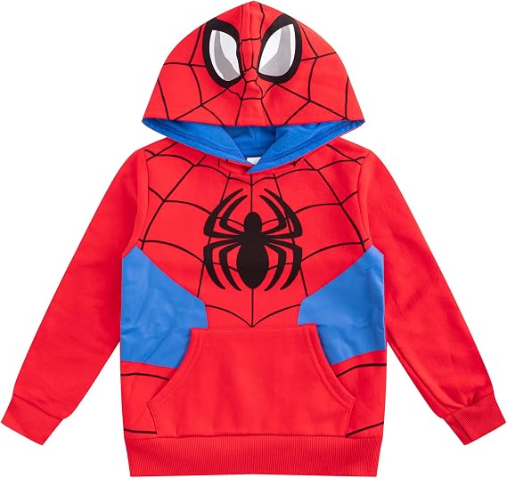 Marvel Spider-Man Boys Hoodie for Toddlers and Big Boys