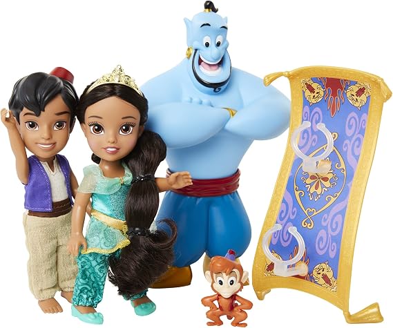 Disney Princess Jasmine & Aladdin Doll Petite Storytelling Gift Set 6 inches