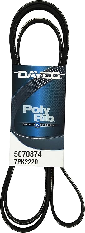 Dayco 5070874 Serpentine Belt , Black