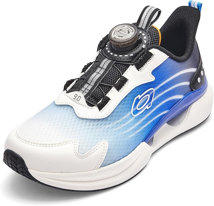 Balabala Kids Breathable Tennis Shoes, Athletic, Turn Lock Closure
